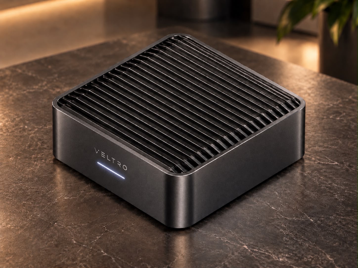 VELTRO in graphite black finish.